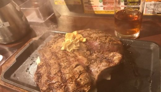 いきなりステーキでヒレステーキ630g を食す ケラログ