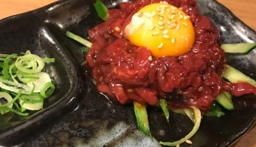 昨夜は深夜に牛角で焼肉 ユッケ ユッケ最高です ケラログ